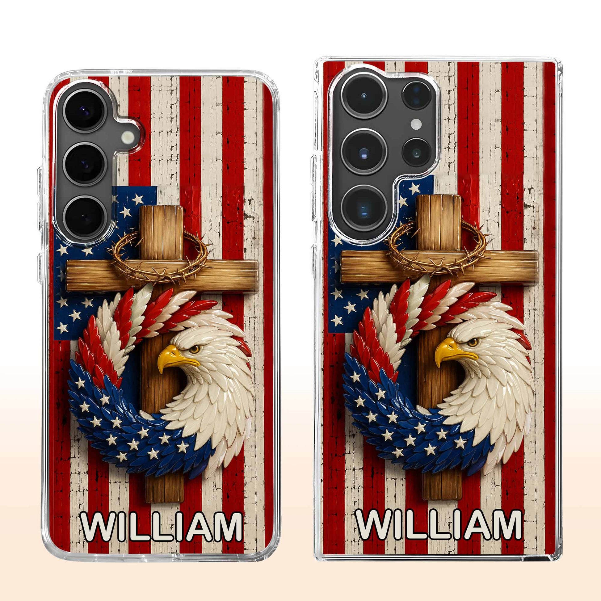 Proudly Embrace Your Freedom And Heritage With American Flag And Eagle