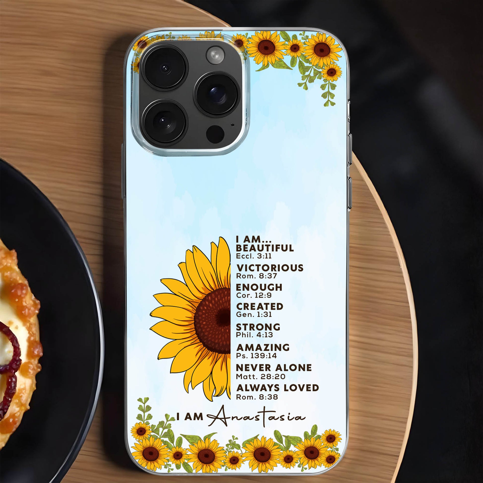 I Am Beautiful Victorious Always Loved Sunflowers Design