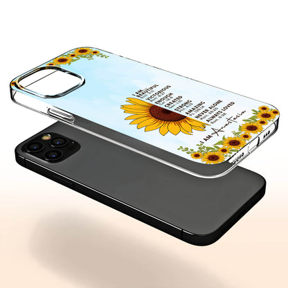 I Am Beautiful Victorious Always Loved Sunflowers Design