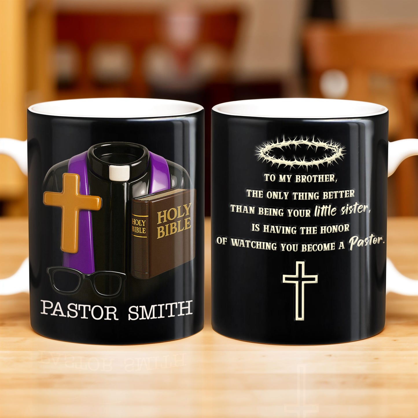 To My Brother, The Only Thing Better Than Being Your Little Sister, Cross And Holy Bible