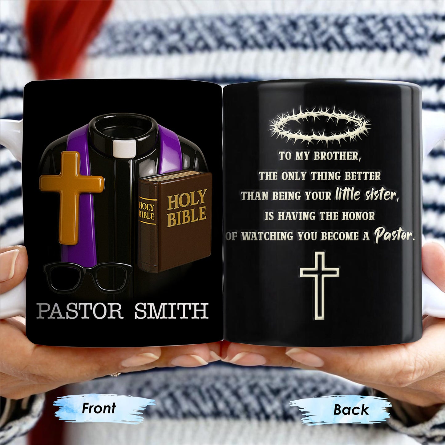 To My Brother, The Only Thing Better Than Being Your Little Sister, Cross And Holy Bible