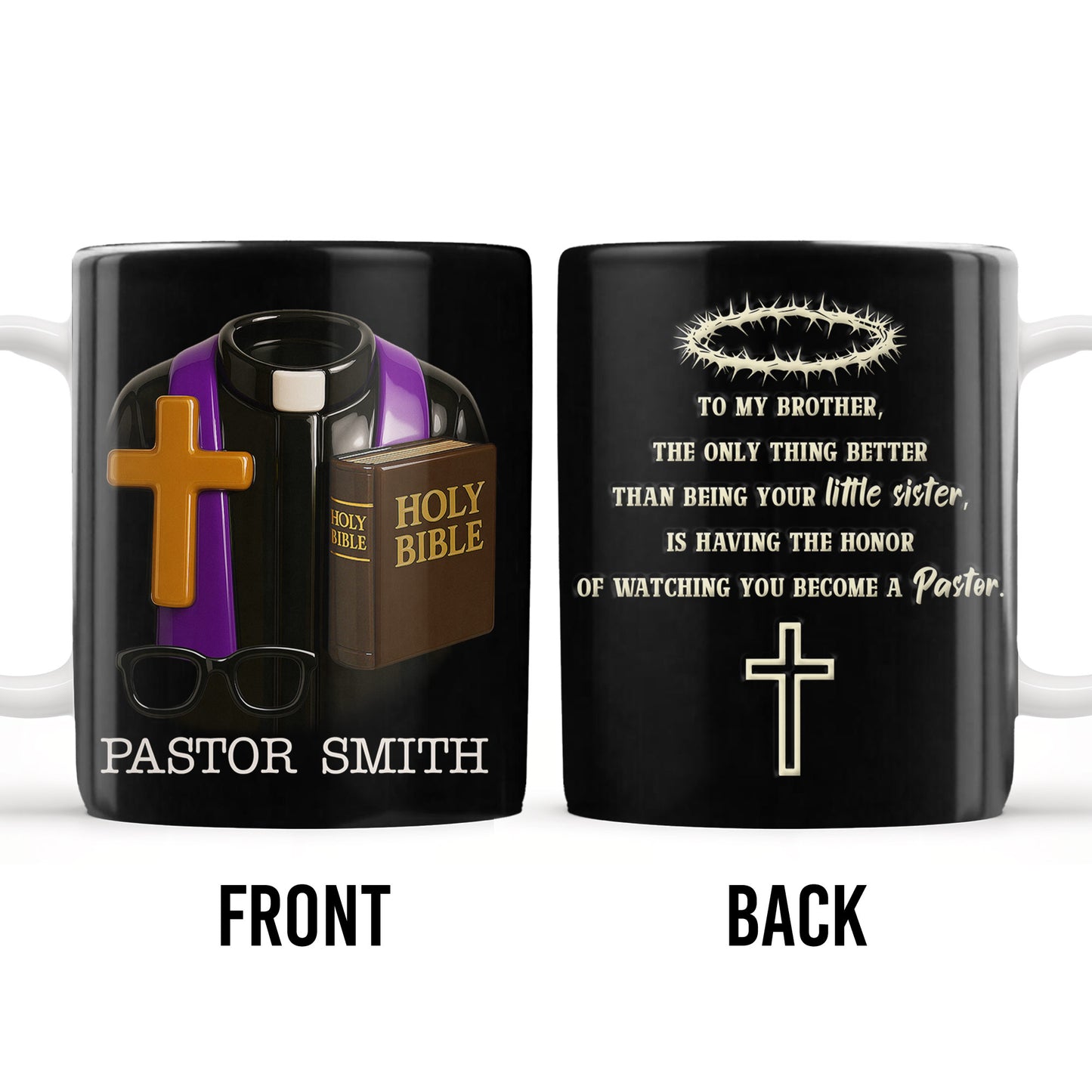 To My Brother, The Only Thing Better Than Being Your Little Sister, Cross And Holy Bible