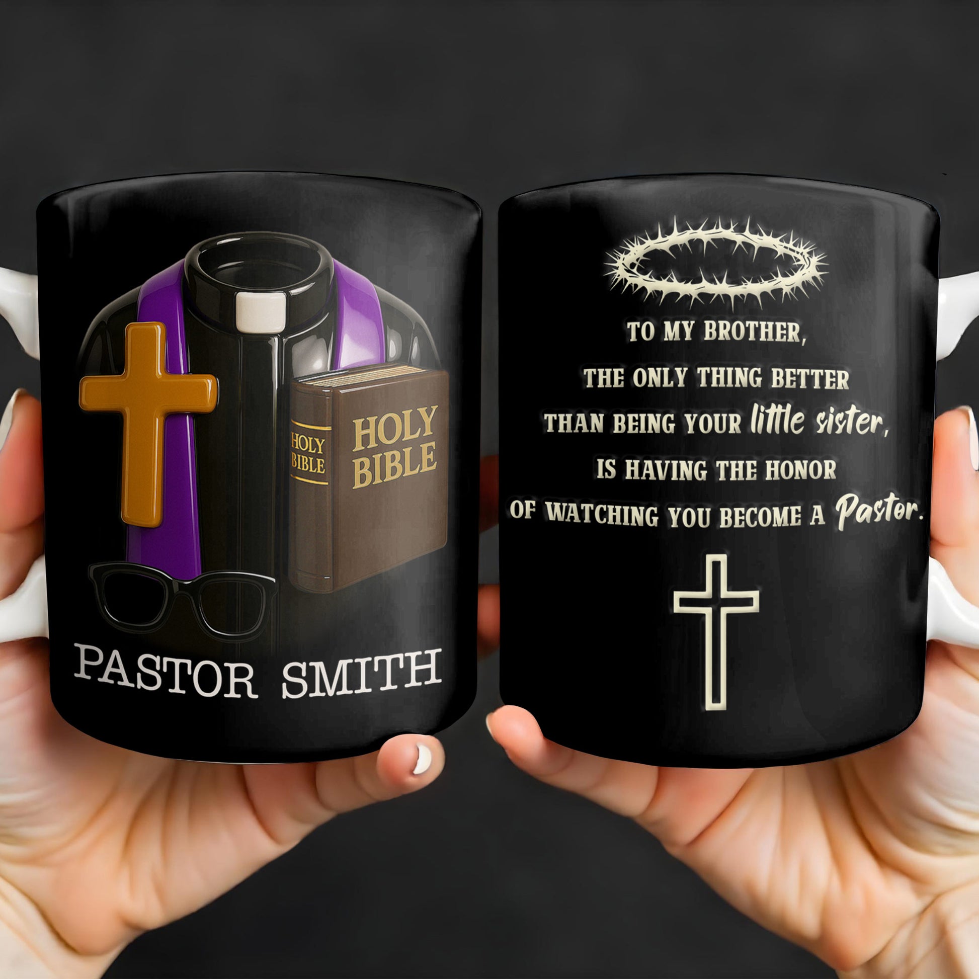 To My Brother, The Only Thing Better Than Being Your Little Sister, Cross And Holy Bible