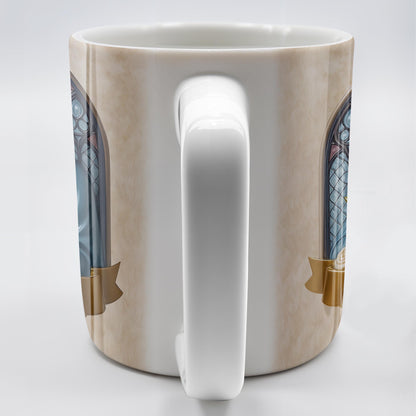 Celebrate Faith and Devotion, Stained Glass Religious Figure