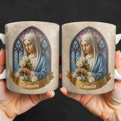 Celebrate Faith and Devotion, Stained Glass Religious Figure