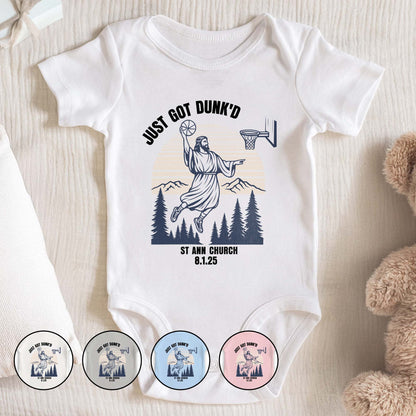 Just Got Dunk'd, Religious Figure With Basketball Hoop