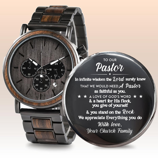 Infinite Wisdom and Love of God, Wooden Texture