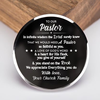 Infinite Wisdom and Love of God, Wooden Texture