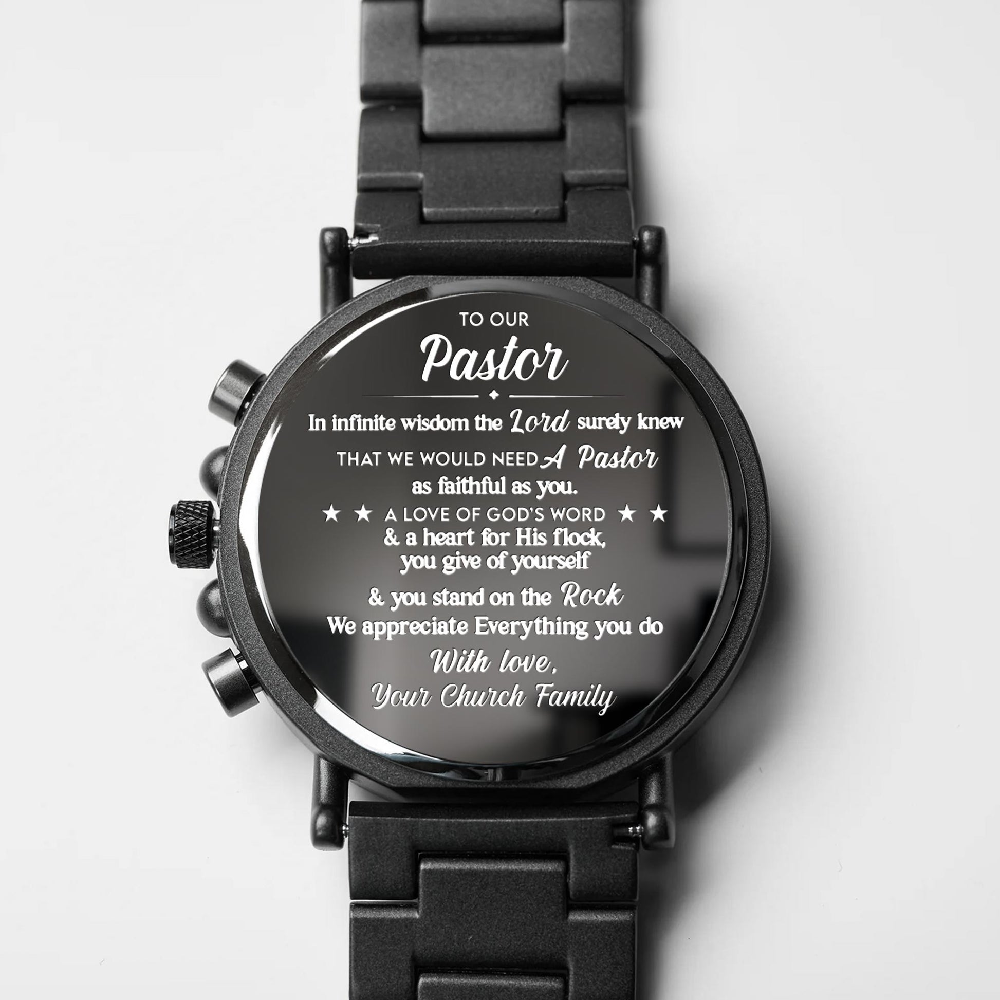 Infinite Wisdom and Love of God, Wooden Texture