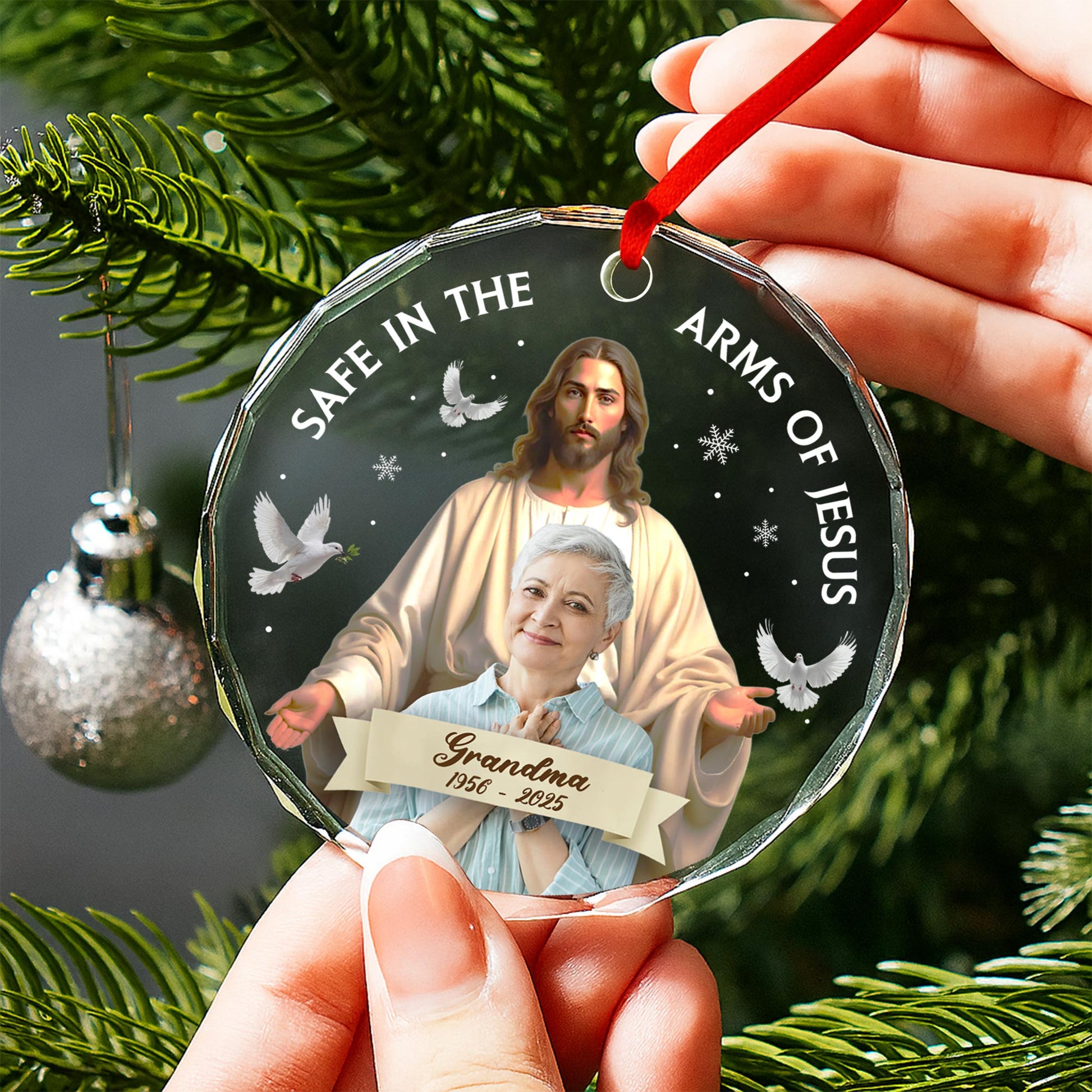 Safe in the Arms of Jesus Featuring Jesus and Dove