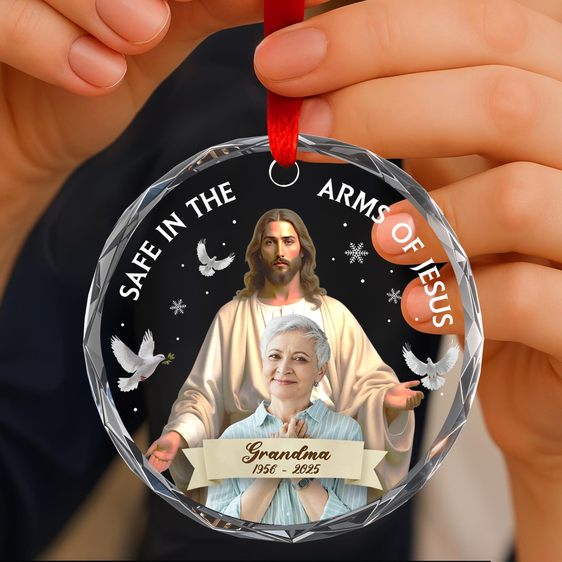Safe in the Arms of Jesus Featuring Jesus and Dove
