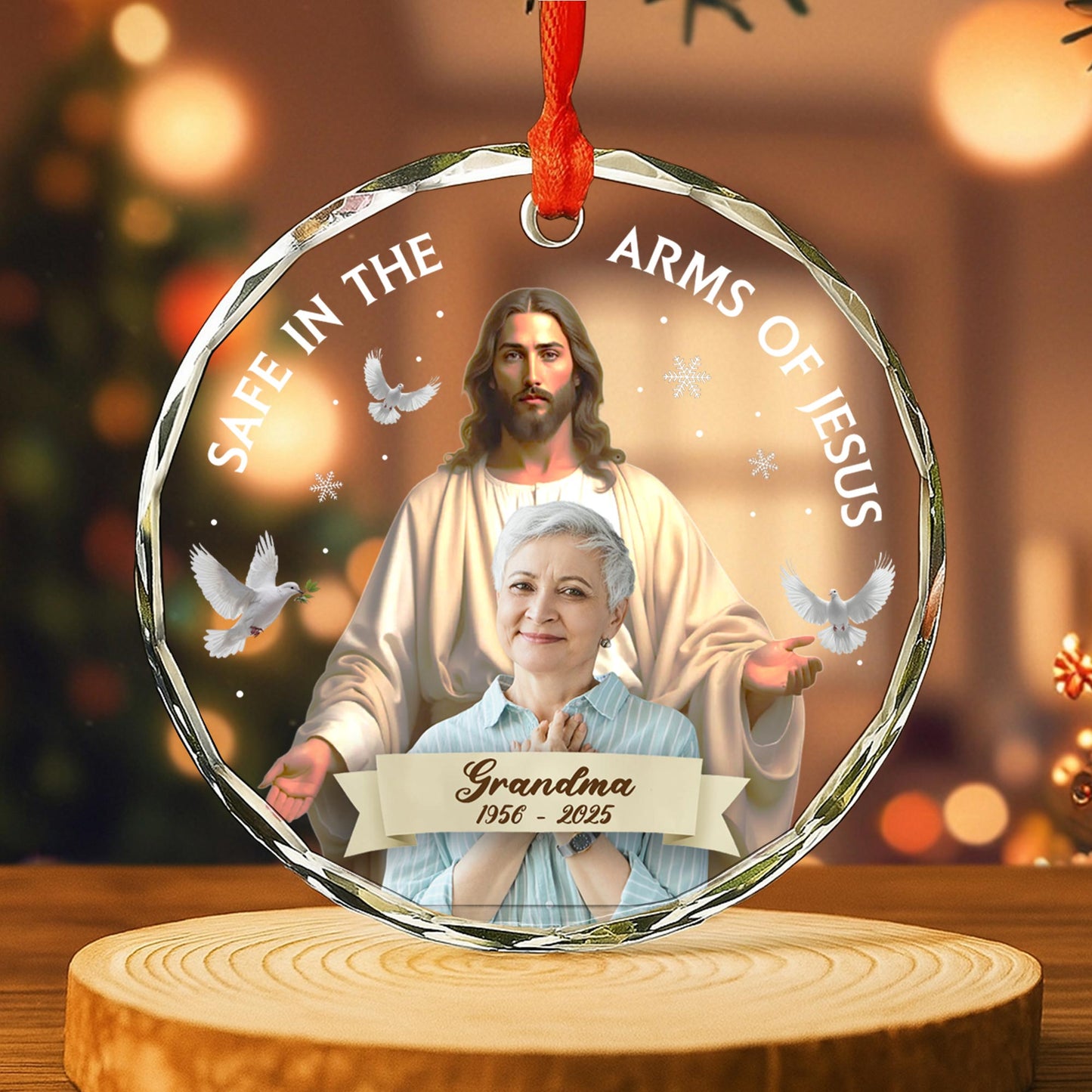 Safe in the Arms of Jesus Featuring Jesus and Dove