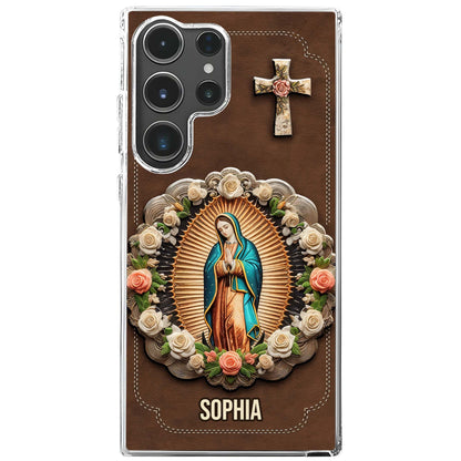 Virgin Mary And Roses Phone Case