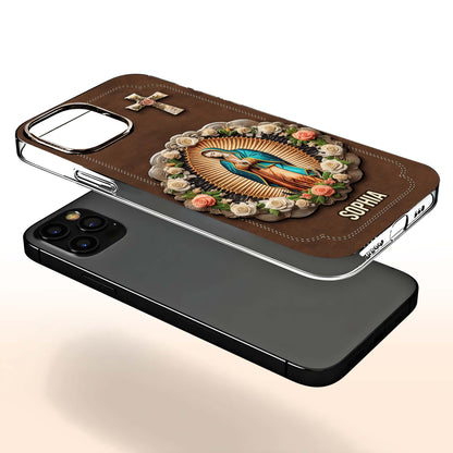 Virgin Mary And Roses Phone Case