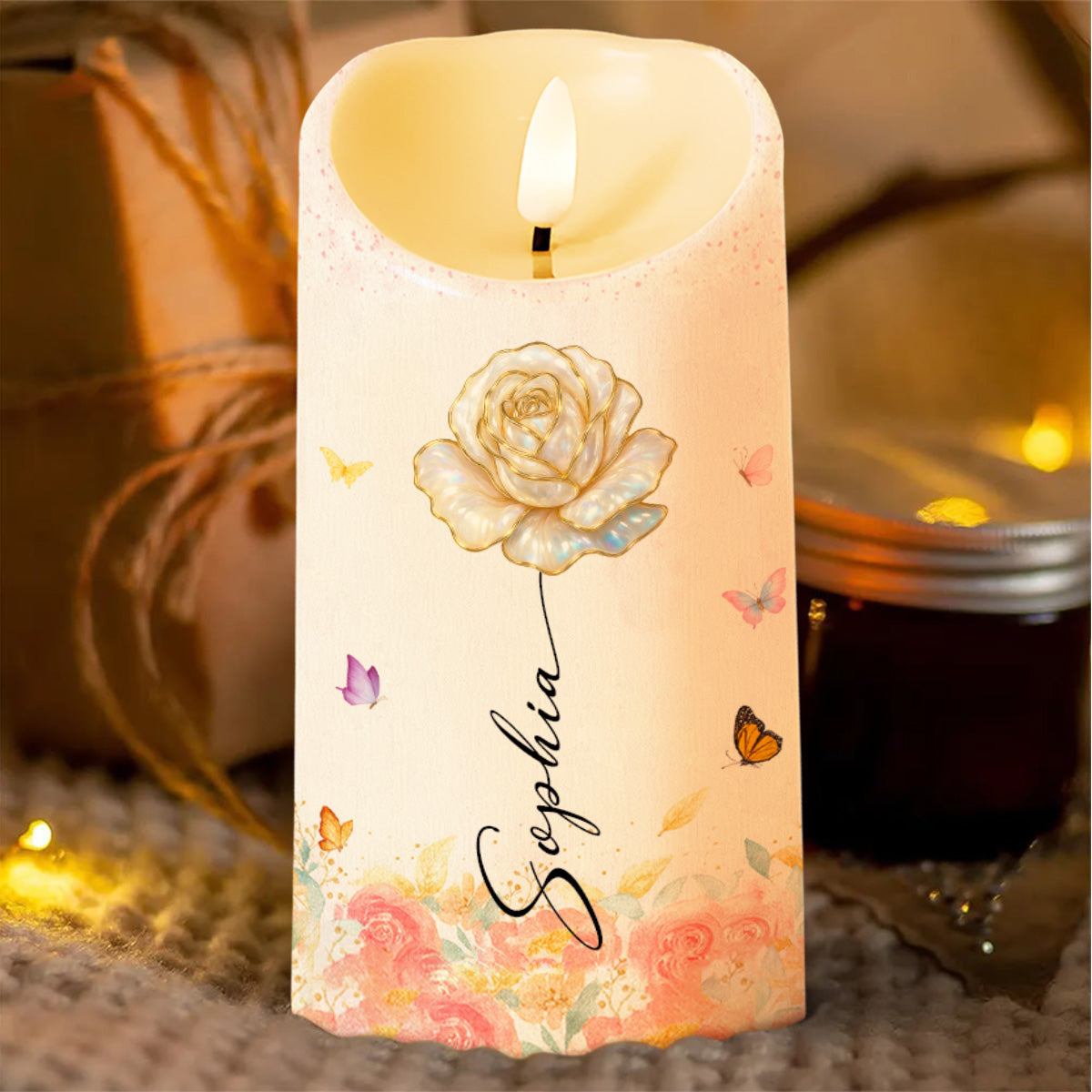 You Are Beautiful, Victorious, Enough, Rose And Butterflies