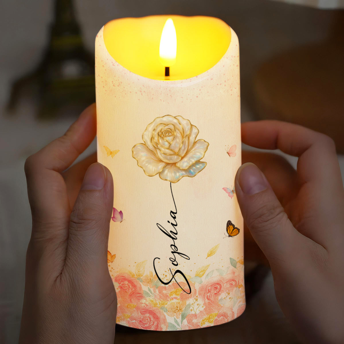 You Are Beautiful, Victorious, Enough, Rose And Butterflies