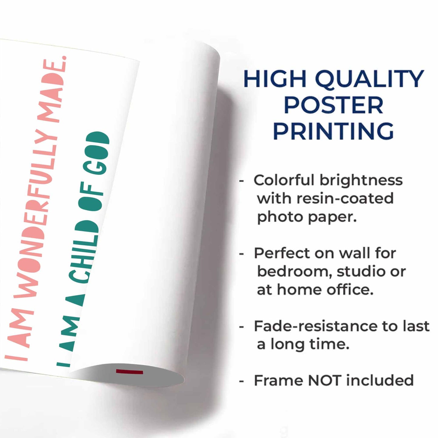 I Am Kind, Brave, Strong, Chosen, Worthy, Beloved, Wonderfully Made, Child Of God