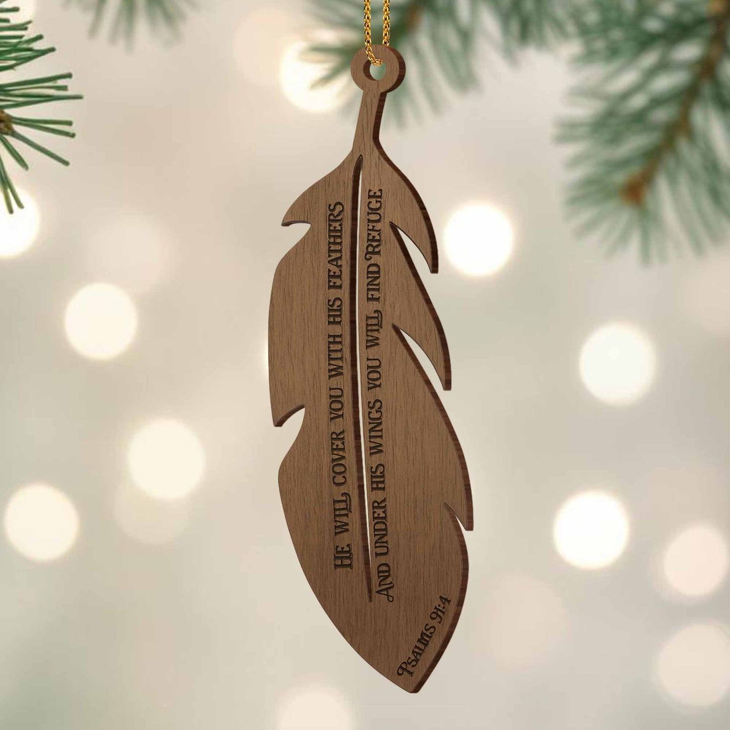 He Will Cover You With His Feathers And Under His Wings