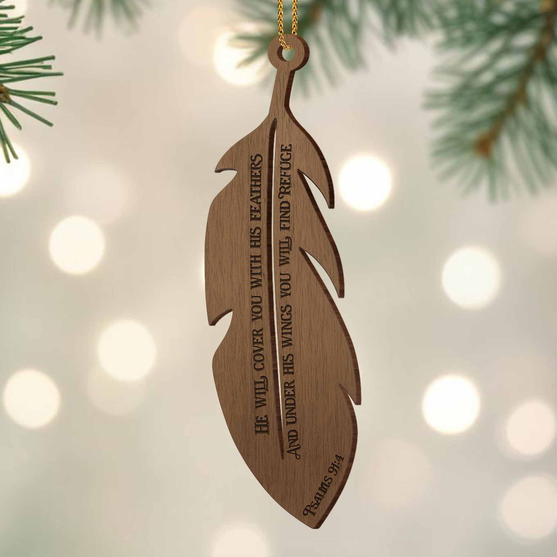 He Will Cover You With His Feathers And Under His Wings