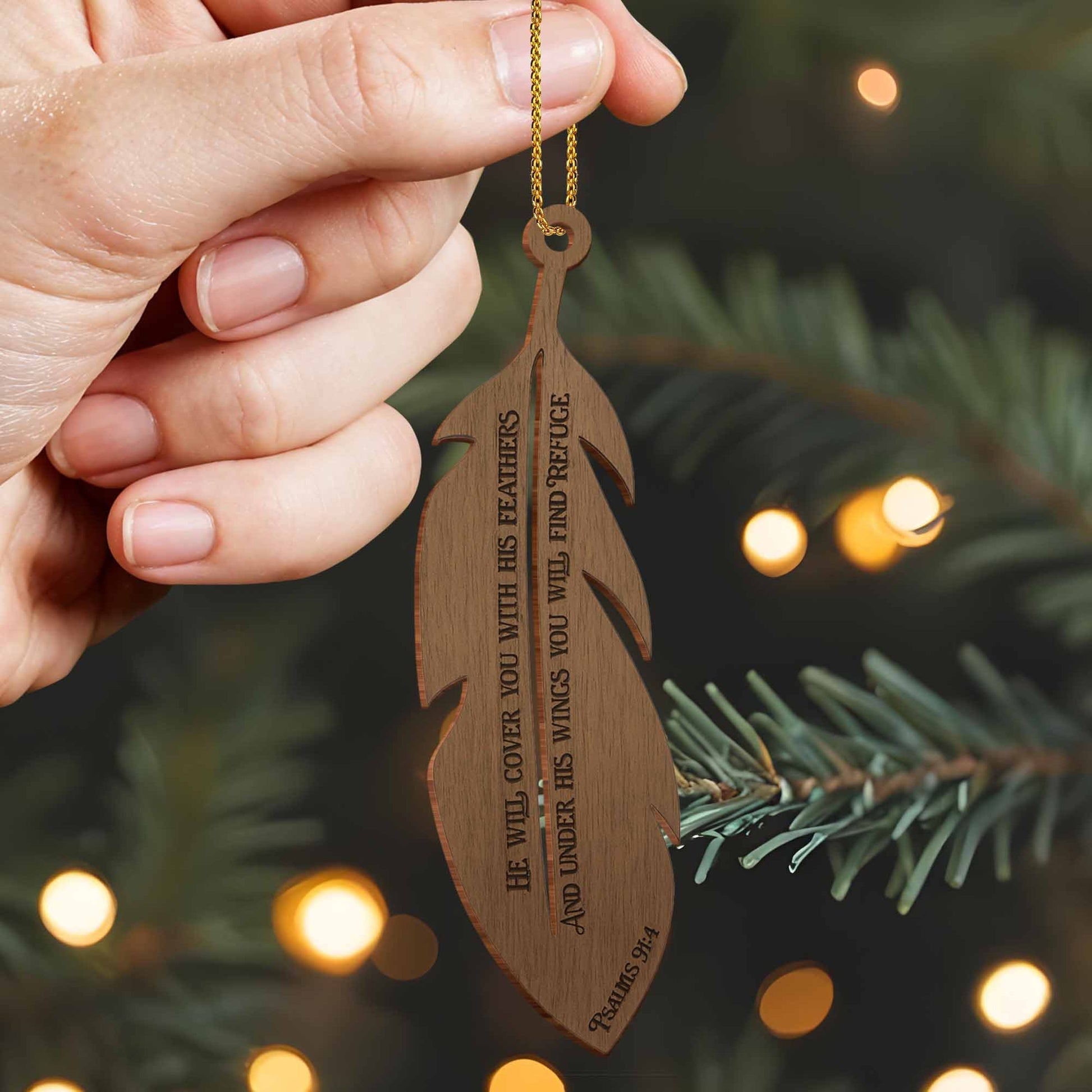 He Will Cover You With His Feathers And Under His Wings