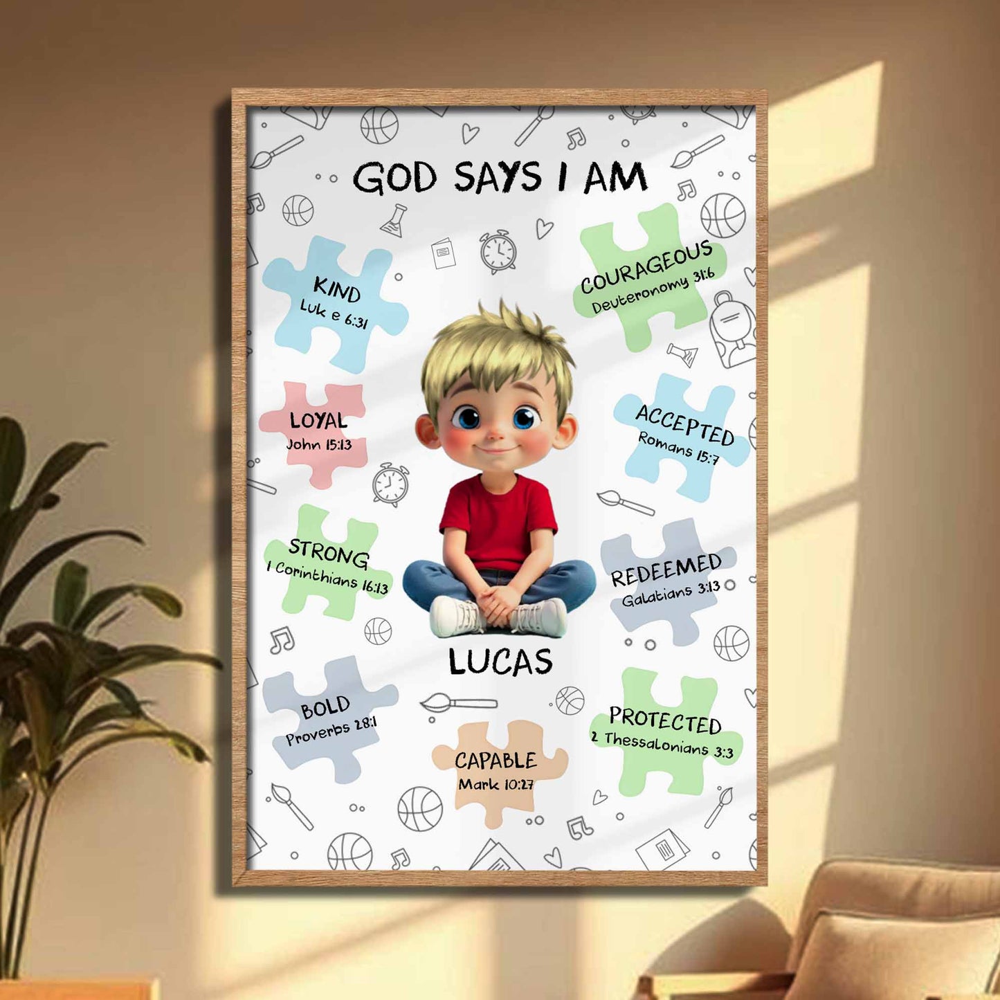 God Says I Am Kind, Loyal, Strong, Bold, Capable