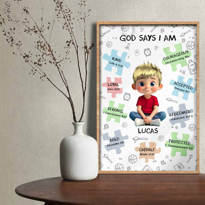 God Says I Am Kind, Loyal, Strong, Bold, Capable