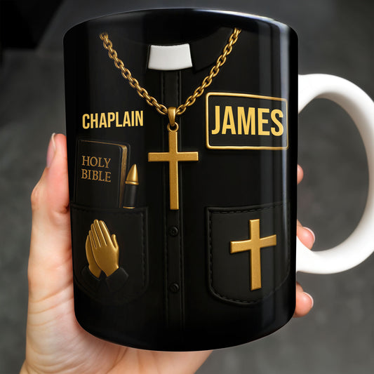Celebrate Faith And Dedication Clergy Mug - Personalized Custom Coffee Mug - FTH111_MG
