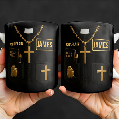 Celebrate Faith And Dedication Clergy Mug - Personalized Custom Coffee Mug - FTH111_MG