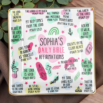 Sophia's Daily Bible Affirmations, Crosses And Hearts