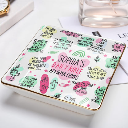 Sophia's Daily Bible Affirmations, Crosses And Hearts