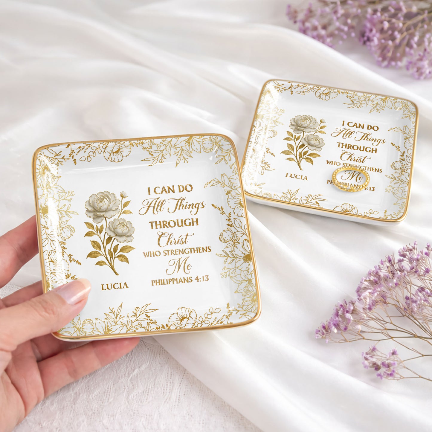 I Can Do All Things Through Christ, Floral Design