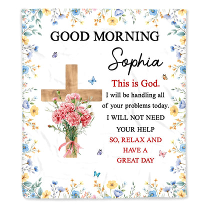 Good Morning, This Is God, Cross and Flowers