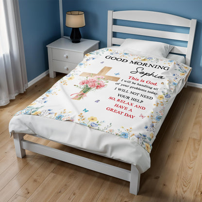 Good Morning, This Is God, Cross and Flowers