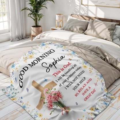 Good Morning, This Is God, Cross and Flowers