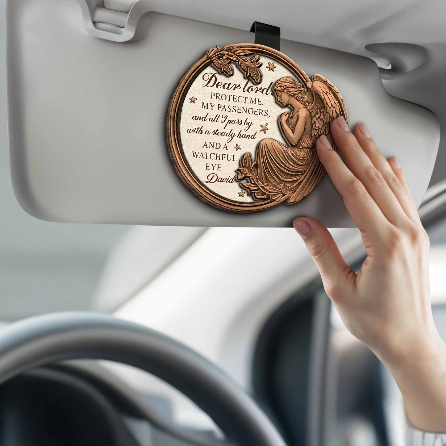 Dear Loved, Protect Me, Angel Visor Clip, Stars