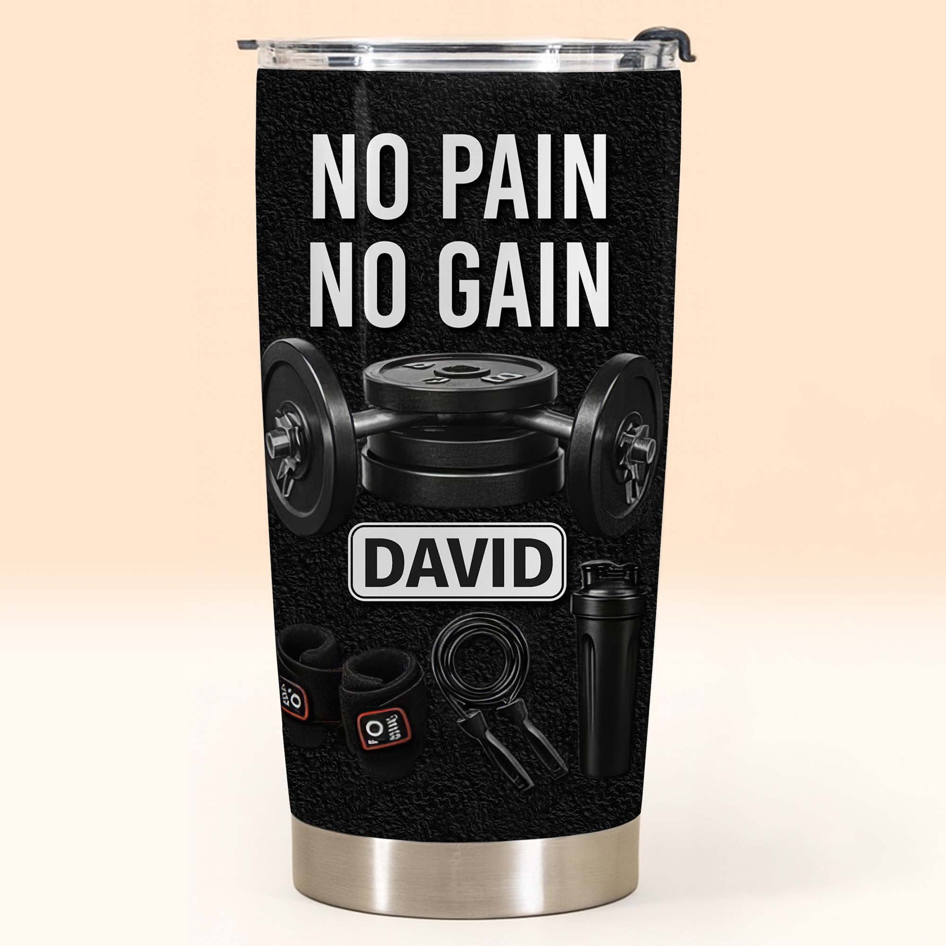 No Pain No Gain And Mass Gain Nutrition Facts Tumbler