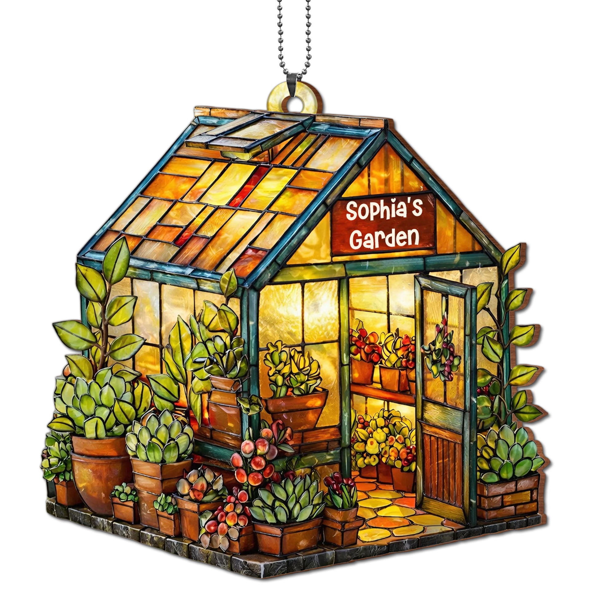 Welcome To My Garden House With Plants And Flowers