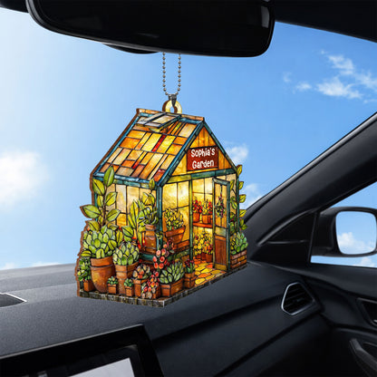 Welcome To My Garden House With Plants And Flowers