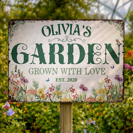 Garden Grown With Love, Flowers and Garden Decor