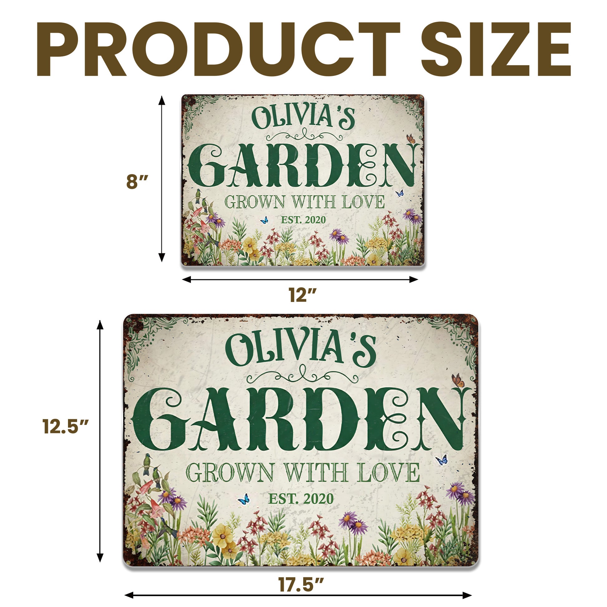 Garden Grown With Love, Flowers and Garden Decor