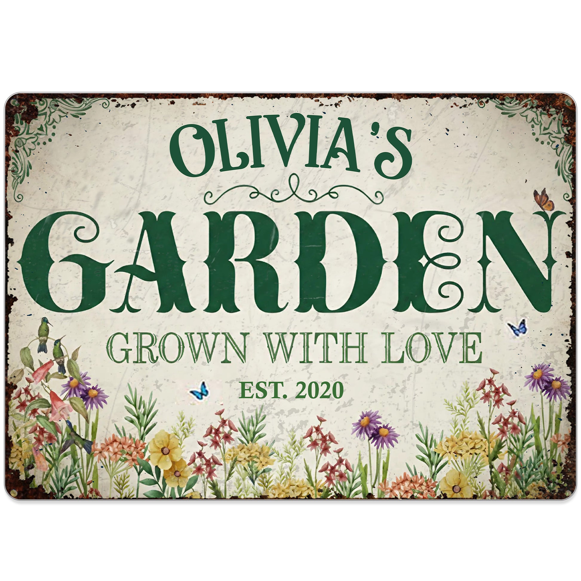 Garden Grown With Love, Flowers and Garden Decor