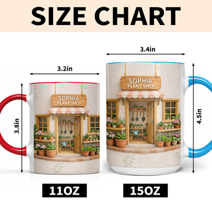 My Plant Shop With Potted Flowers And Gardening Tools