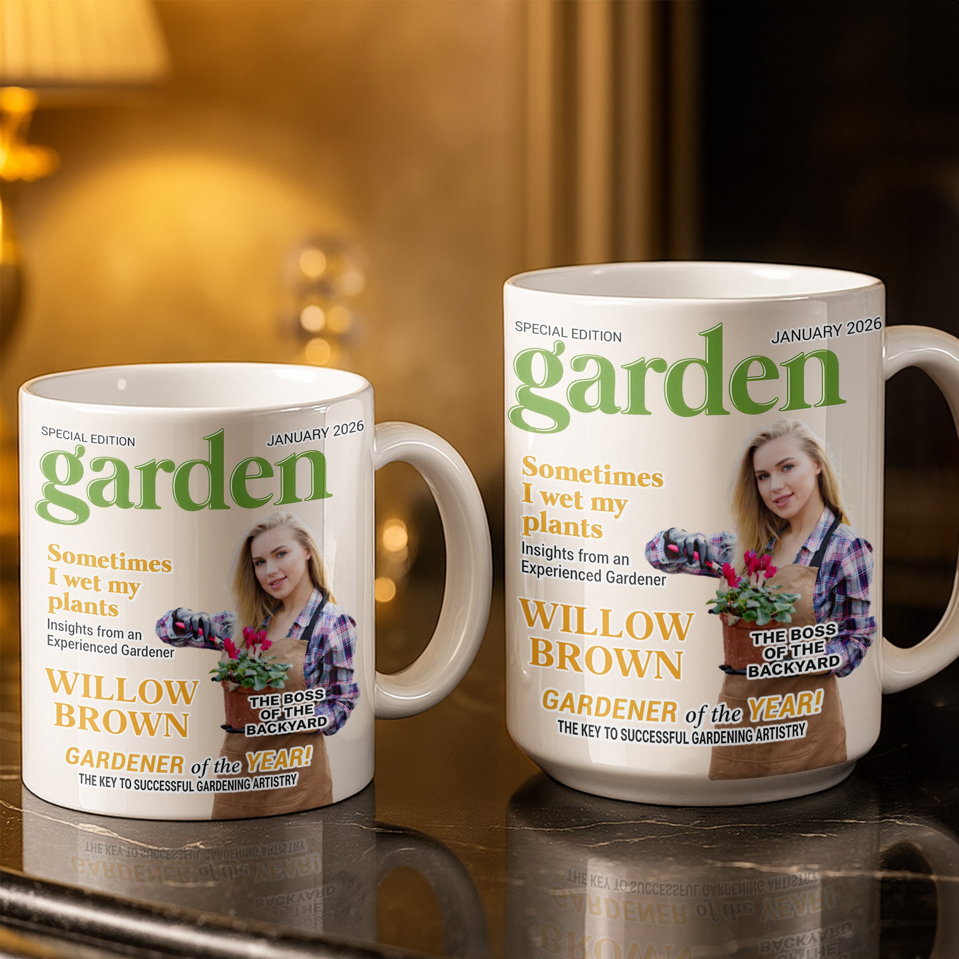 Sometimes I Wet My Plants Special Edition Garden Magazine Cover Gardener Woman