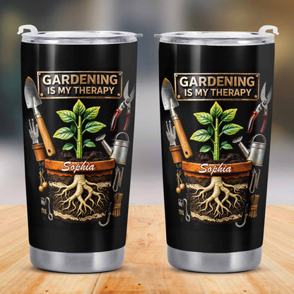 Gardening Is My Therapy Plant In Pot And Gardening Tools