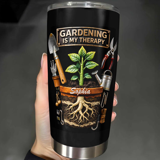 Gardening Is My Therapy Plant In Pot And Gardening Tools