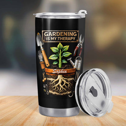 Gardening Is My Therapy Plant In Pot And Gardening Tools