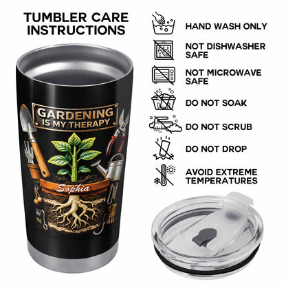 Gardening Is My Therapy Plant In Pot And Gardening Tools