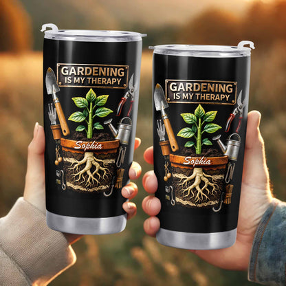 Gardening Is My Therapy Plant In Pot And Gardening Tools