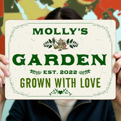 Grown With Love, Garden Tools And Plants