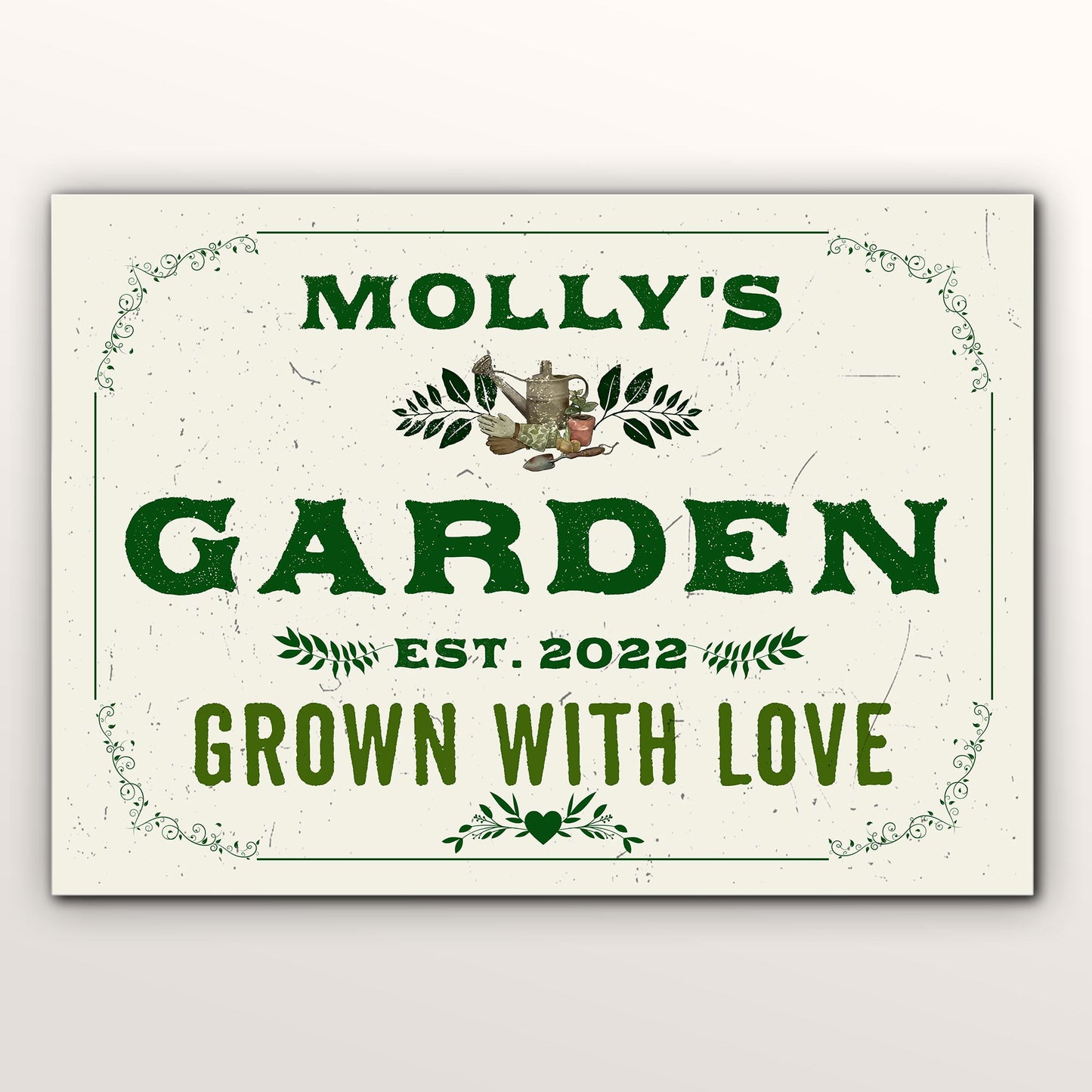 Grown With Love, Garden Tools And Plants